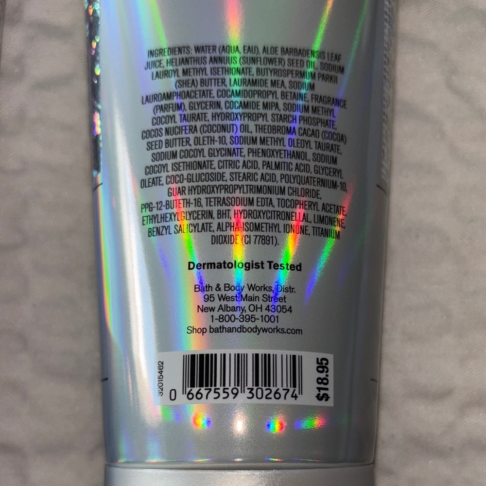 2 Bath Body Works Platinum Moisturizing Body Wash 2 Silver 10 oz Tubes New - Picture 5 of 7